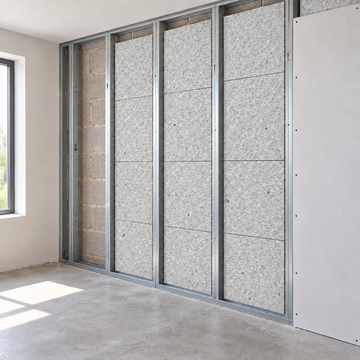 Wall Panel 30 HD – stud wall infill 30 mm, 140 kg/m³ - 0